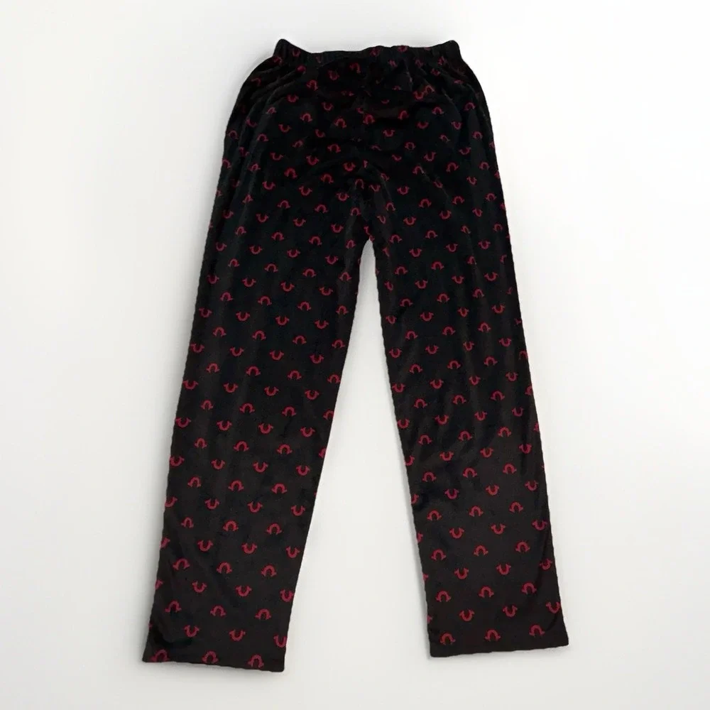 5/25 True Religion Mens Loungewear Soft Fleece Pants Size Small Drawstring Waist